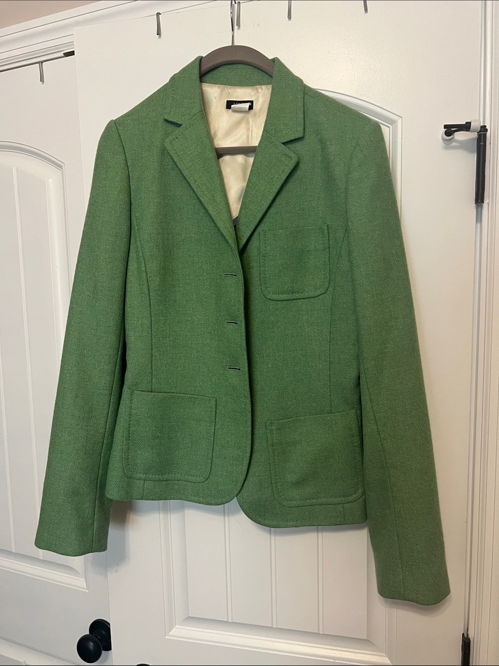 J Crew Women's Robert Noble Wool- Blazer Jacket